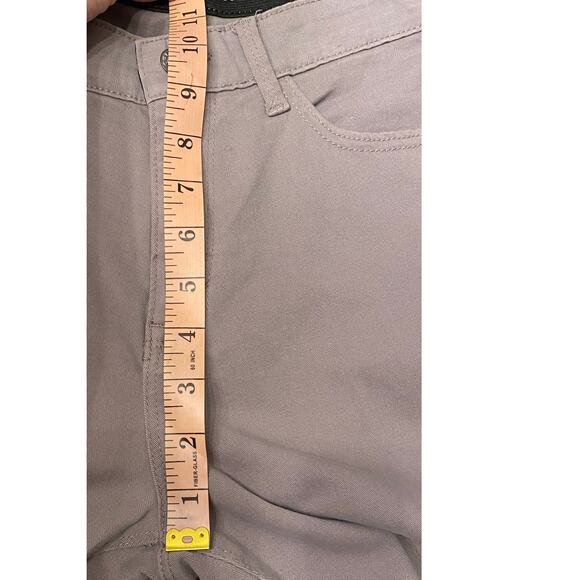 Curve Appeal 10/30 Gray Slim Tapered Jeans Stretch Denim Mid Rise Neutral Basic - Picture 11 of 12